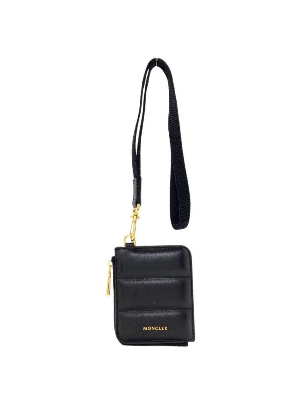 Moncler Neck Wallet Coin Purse Leather